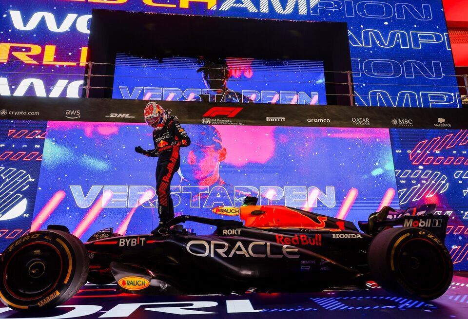    Макс Ферстаппен стал трёхкратным чемпионом мира Формулы 1Getty Images / Red Bull Content Pool