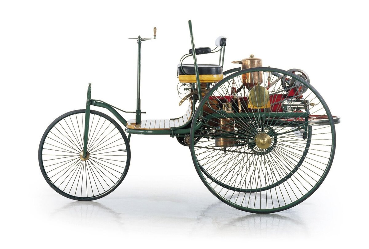 Самая первая машина в мире Benz Patent-Motorwagen | Интересные факты о  машинах | Дзен