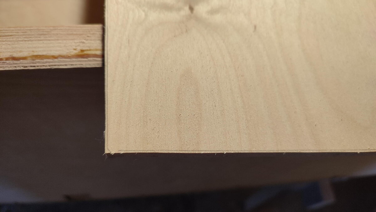 Оставил миллиметр припуска