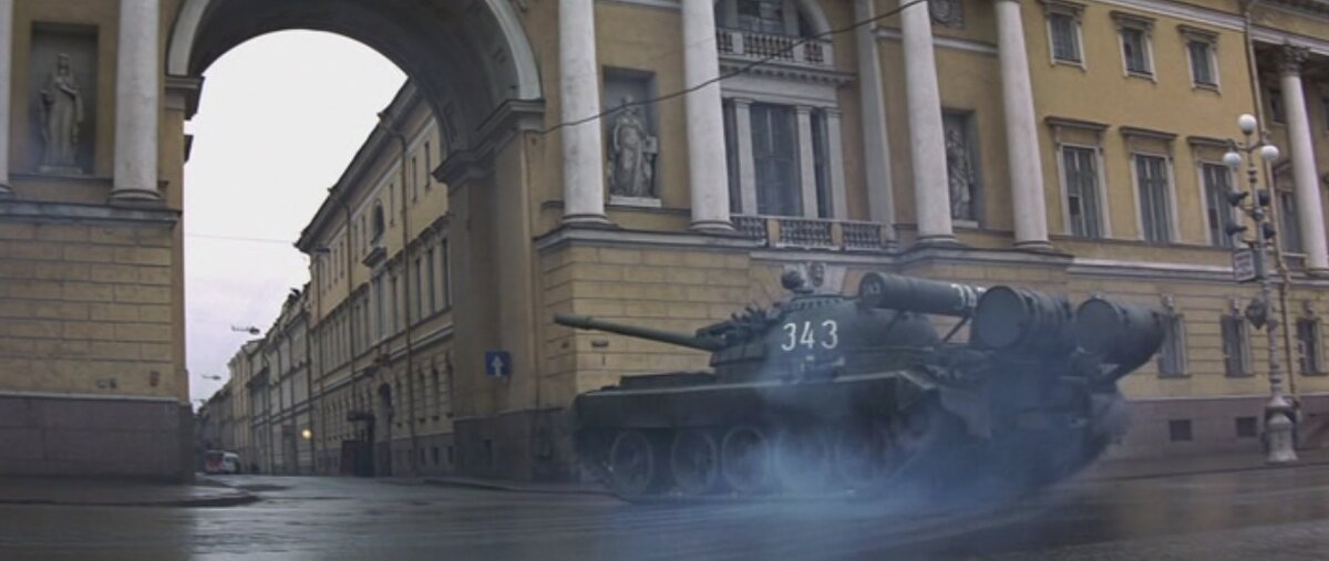 Танк Т-55. Кадр из фильма
