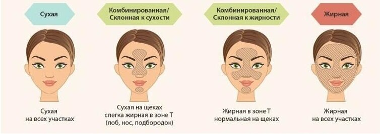 Как определить тип кожи лица. Типы кожи сухая жирная нормальная комбинированная. как проверить тип кожи. типы кожи лица. определить тип кожи лица.