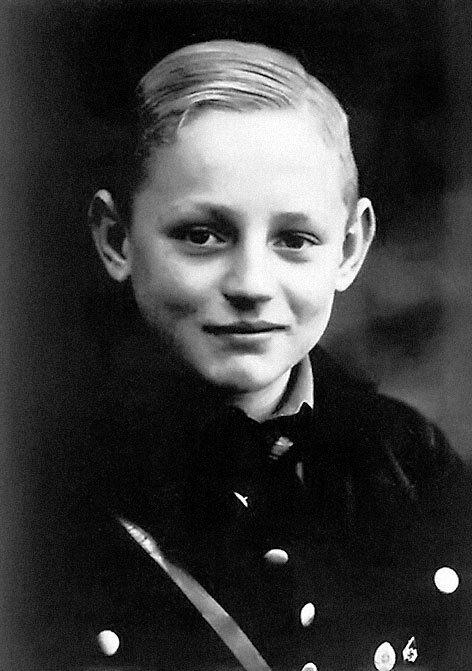 Эрих Хартманн в детстве