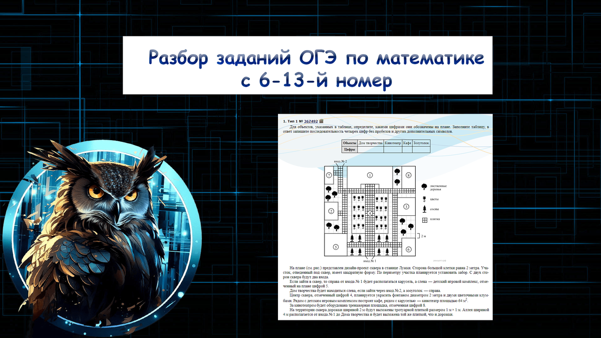 Разбор заданий по математике - Схема участков 6-13 задания | Подслушано у  репетитора по математике | Дзен