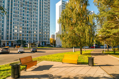    Благоустройство Солнцевского проспекта в Москве © Комплекс городского хозяйства города Москвы