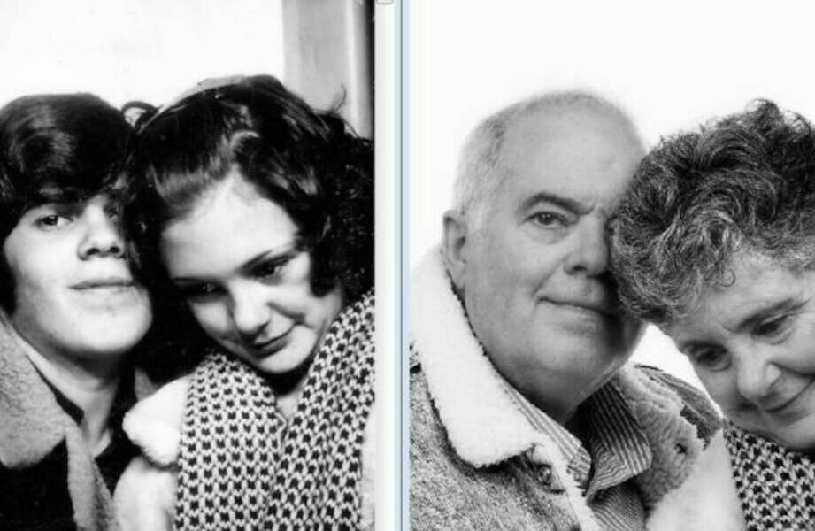    1973 vs 2019: муж и жена воссоздали свою первую совместную фотографию, где им 16 и 15 лет