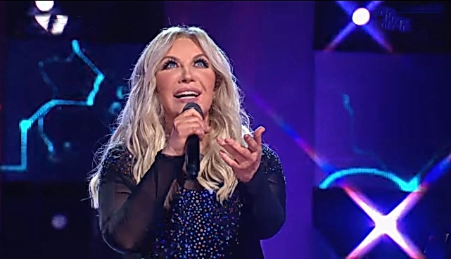 Таисия Повалий. Фото: скриншот с экрана телевизора в обработке автора