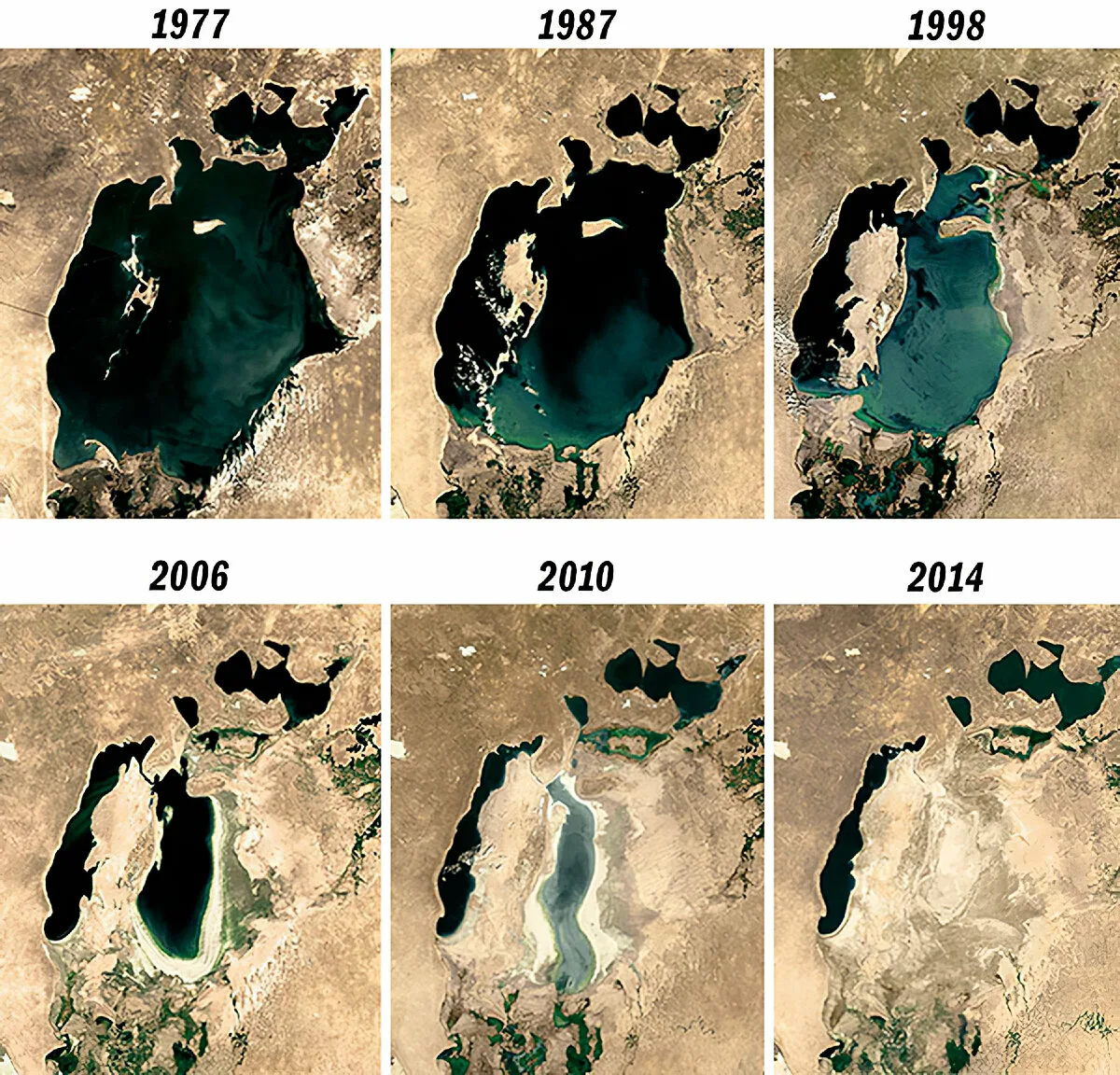 что осталось от аральского моря