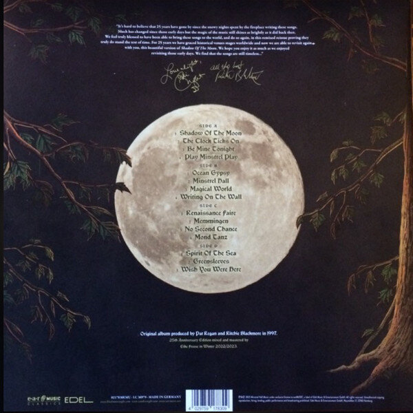 Shadow of the moon blackmore s. Blackmore's Night Shadow of the Moon.