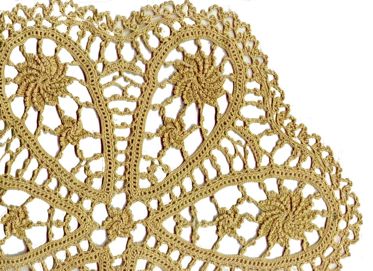 Реплика салфетки из "Нового русского базара" 1873г.