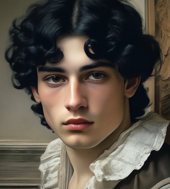 Молодой Винченцо Манчини (нейросеть)