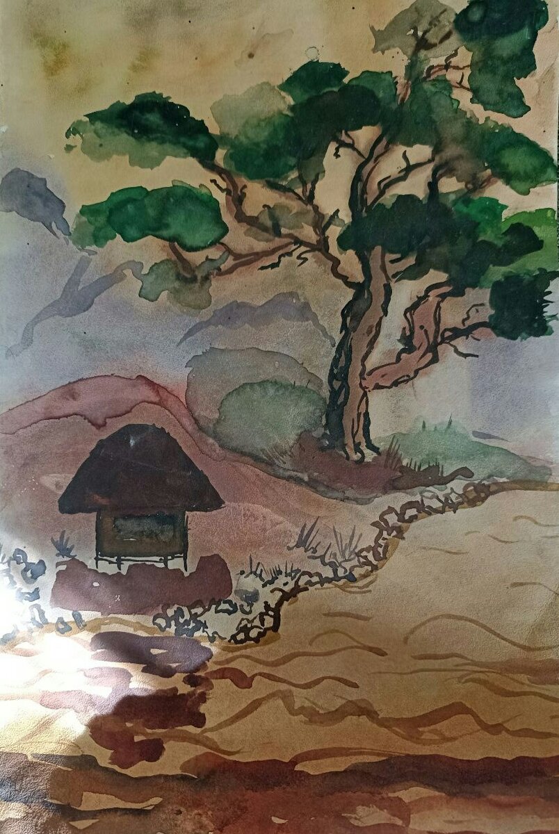 Вот одна из работ того периода. Есть мысль ее перерисовать.