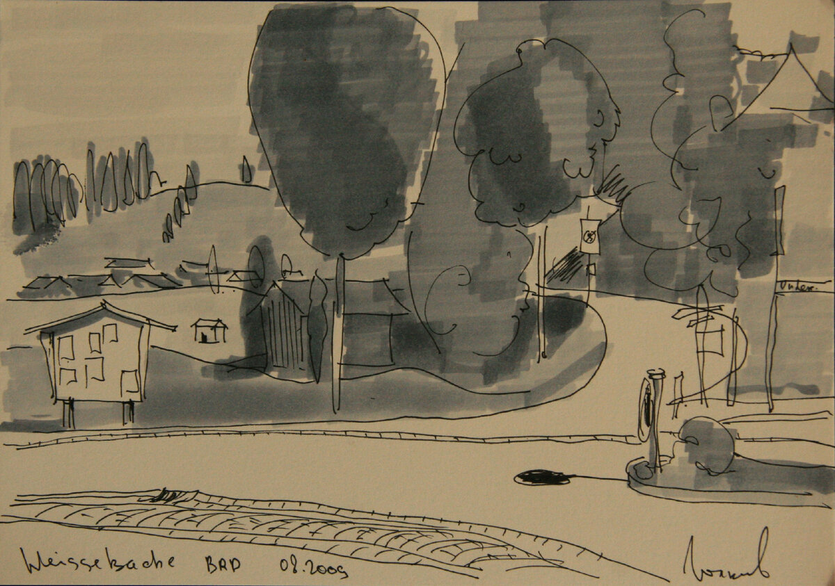 Вайсбах, 2009. (графика из другого путешествия)
