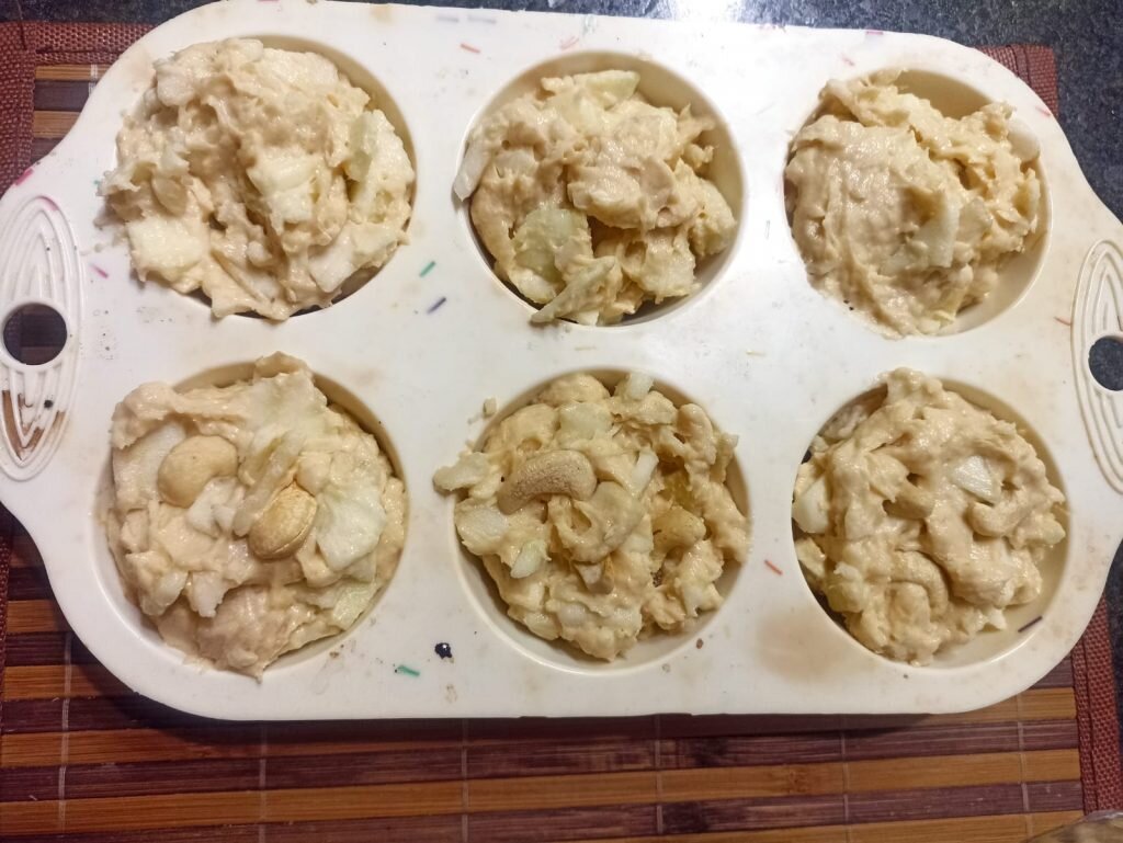 Яблочные кексы в силиконовых формочках в духовке простой рецепт пошаговый