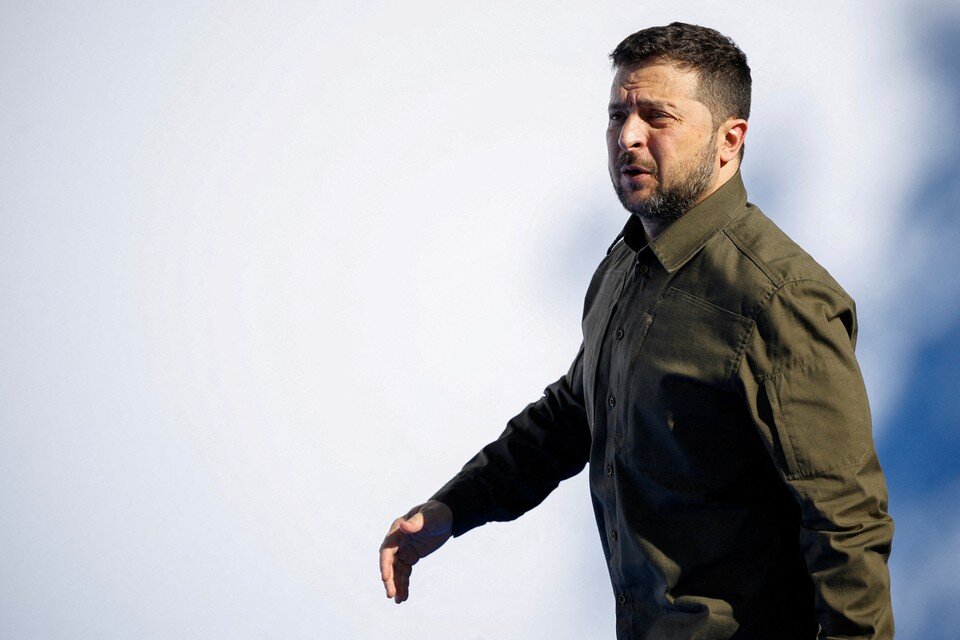 Selenskyj bettelte und bettelte erst gestern um den Iron Dome von Israel REUTERS