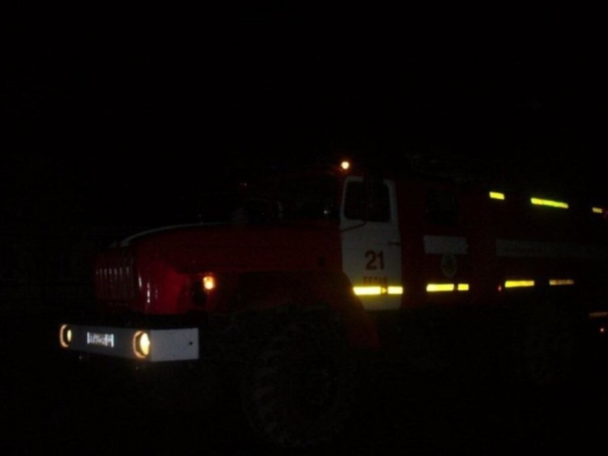    В Курской области горел жилой дом