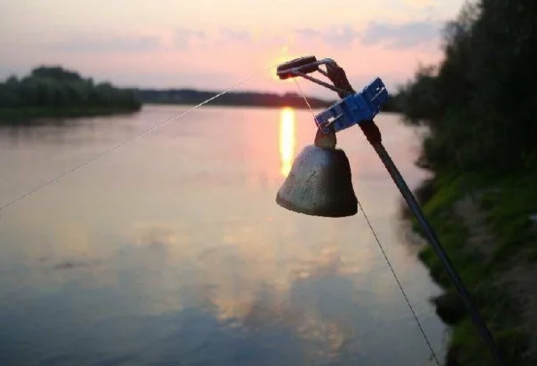 На удочках были подвешены колокольчики ( взято из Яндекс картинки )