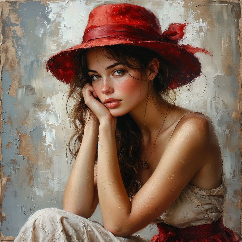 Картина маслом в стиле известного художника от ИИ Шедеврум про.