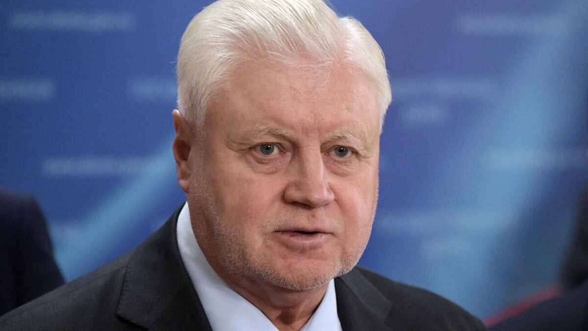 Председатель партии "Справедливая Россия - За правду" Сергей Миронов 