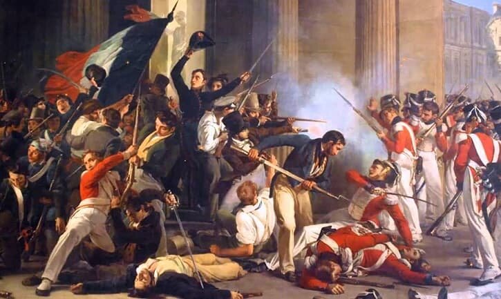 Французской Революции в конце 18 века.