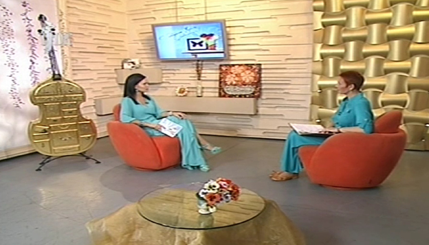 На съемках в студии ТДК, 2013 год