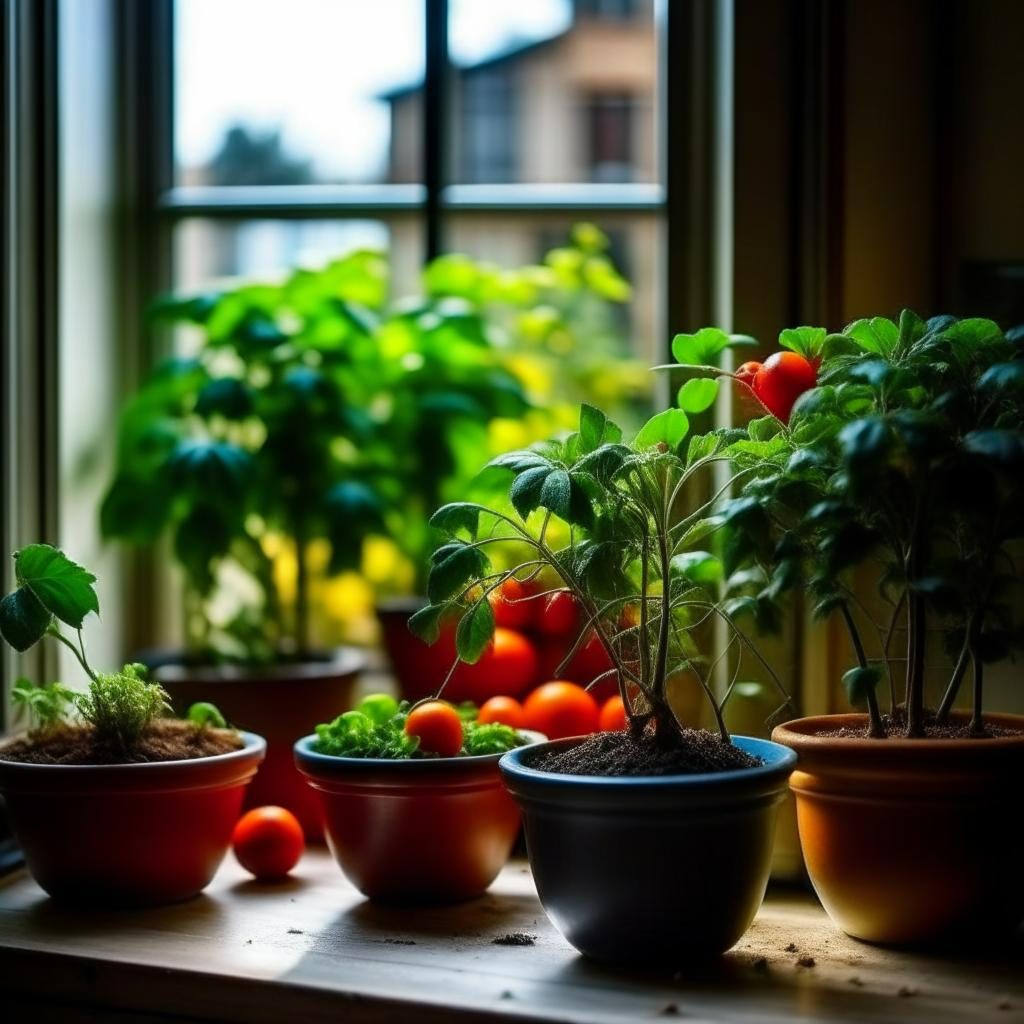 Правила посадки томатов на подоконнике 