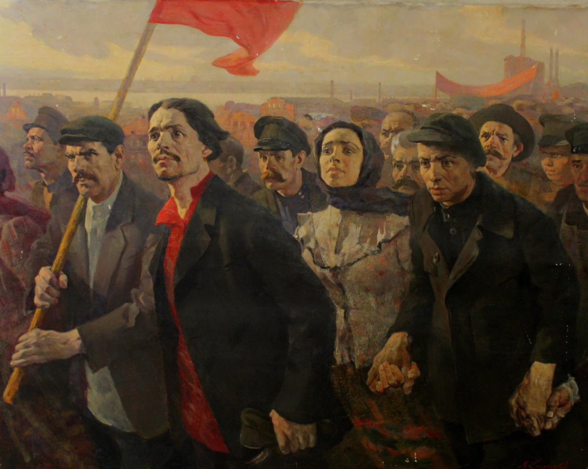 Дружные толпы красных агитаторов возвращаются на запад, так и не добившись ничего в России. 1905 год.