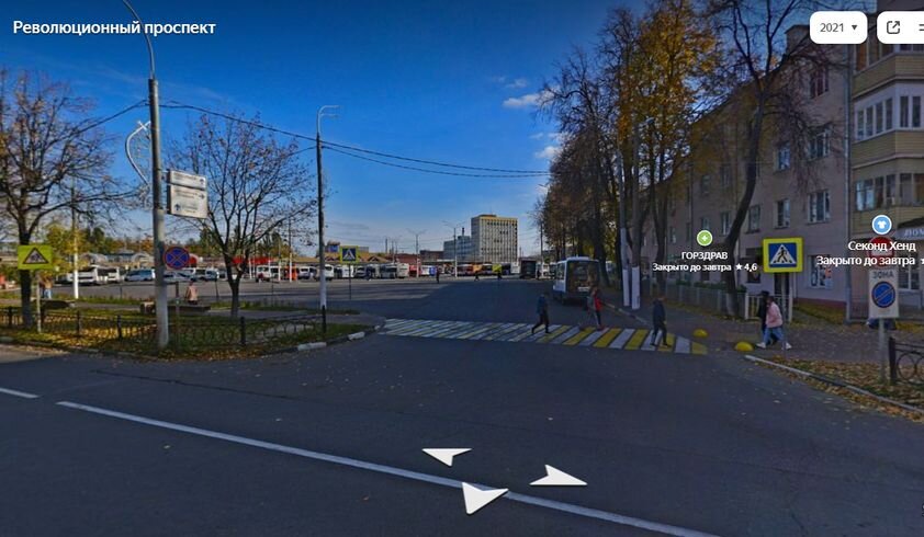 То же самое место при свете дня. Иллюстрация с сайта Яндекс-Карты