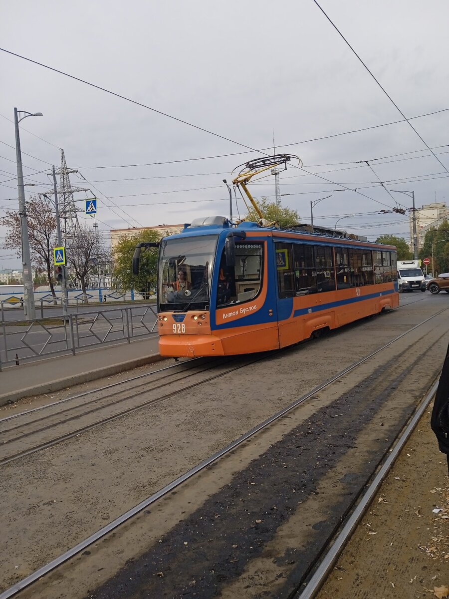Новый трамвай белорусского производства в Самаре. Фото автора