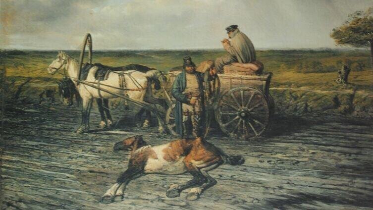    П. П. Соколов, «Почтарь», 1860-е гг. Фото: общественное достояние