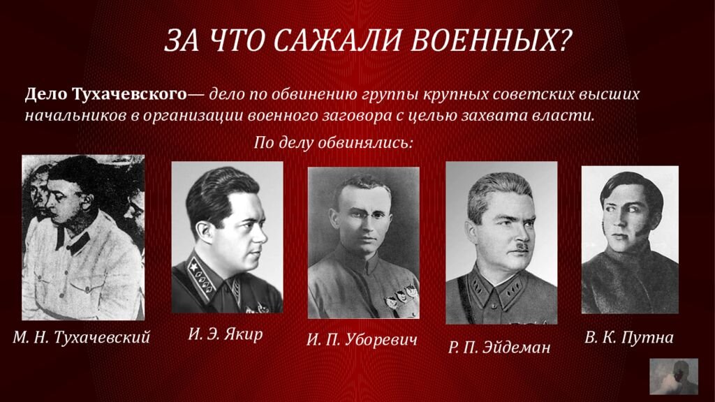 После великой отечественной войны он возглавил. Дело Тухачевского 1937-1938 гг. Дело Тухачевского 1937. 1938 Дело Тухачевского.