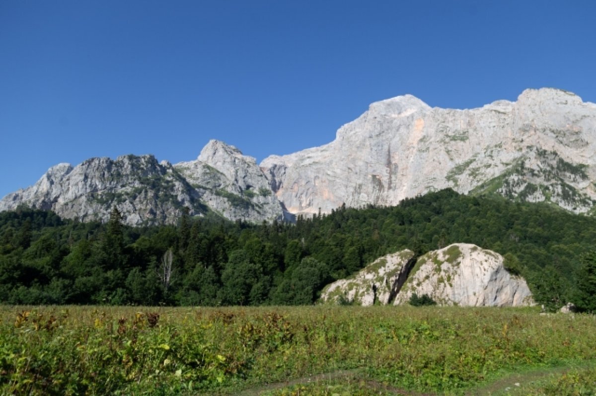    Спасатели МЧС России эвакуировали пожилую туристку с горы Лысая