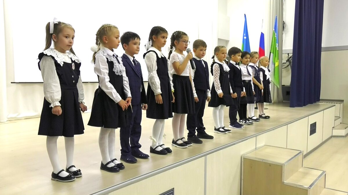    Покачёвские школьники вступают в ряды «Орлят России»