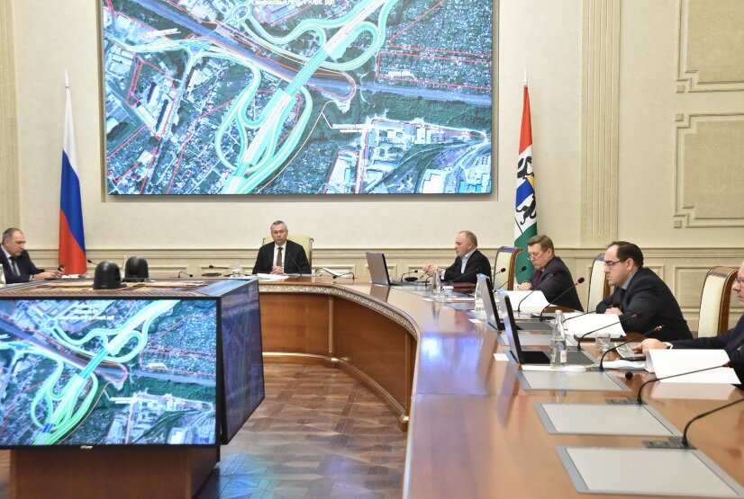 © Правительство Новосибирской области / nso.ru (Обсуждение проекта Южного транзита в областном правительстве в 2020 г.)