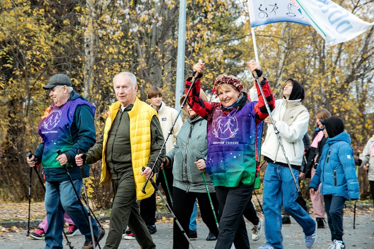    Сургутяне отметили День пожилого человека по-спортивному