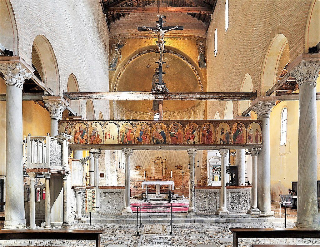 Алтарная преграда собора Санта Мария Ассунта в Торчелло. Венеция. 11в.