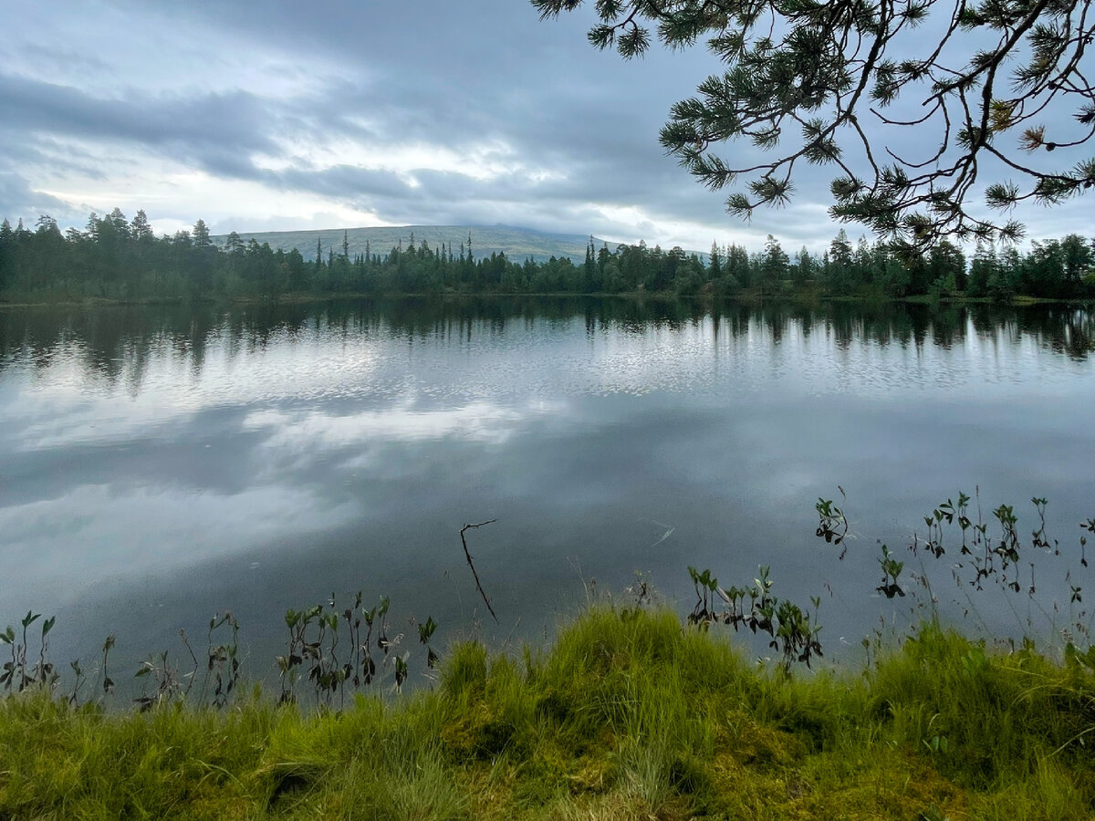 Лагерь был на небольшом озере с видом на Ловозерские тундры