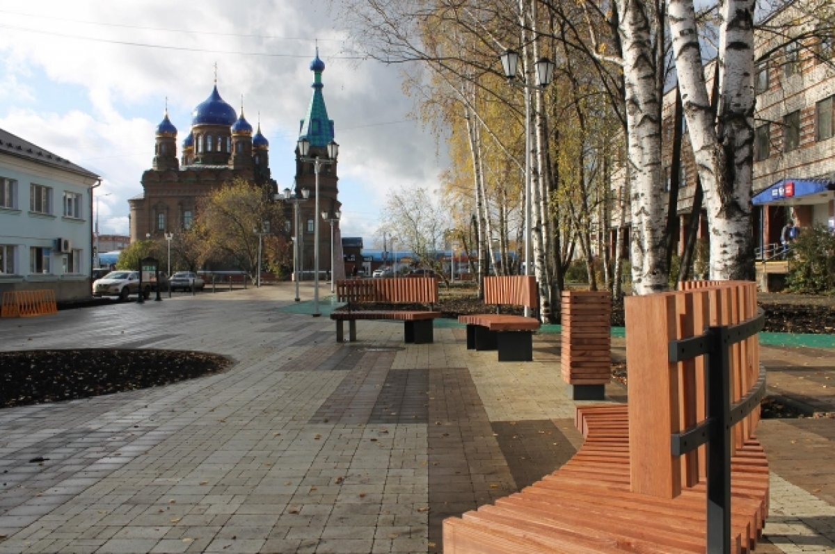    Завершено благоустройство центральной части Красноуфимска