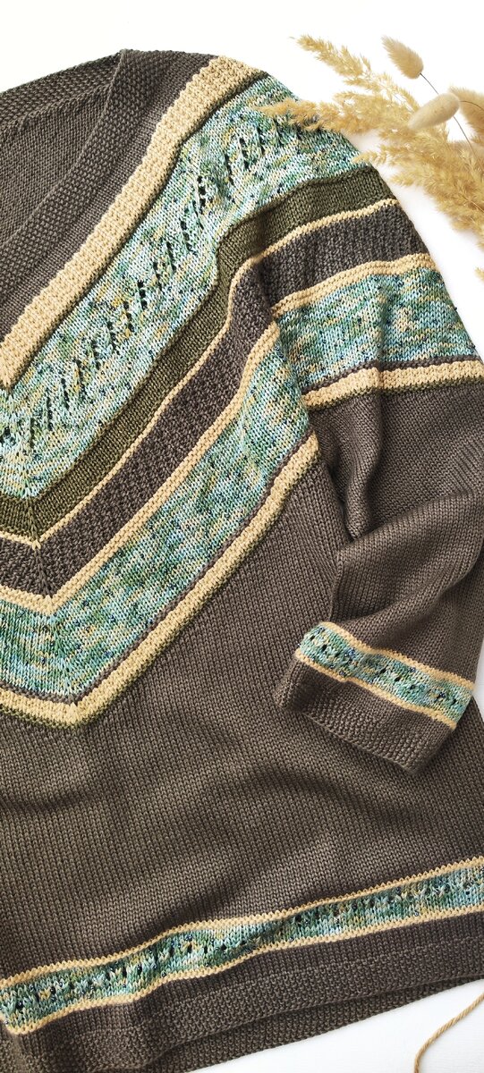 Туника с кокеткой "японкой"