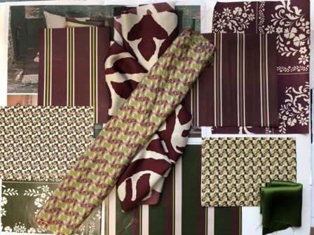 мудборд коллекции домашней одежды