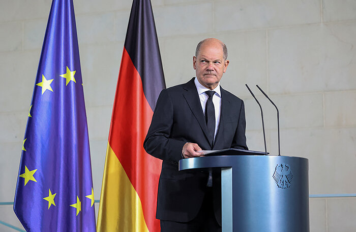    Канцлер Германии Олаф Шольц.Liesa Johannssen/Reuters