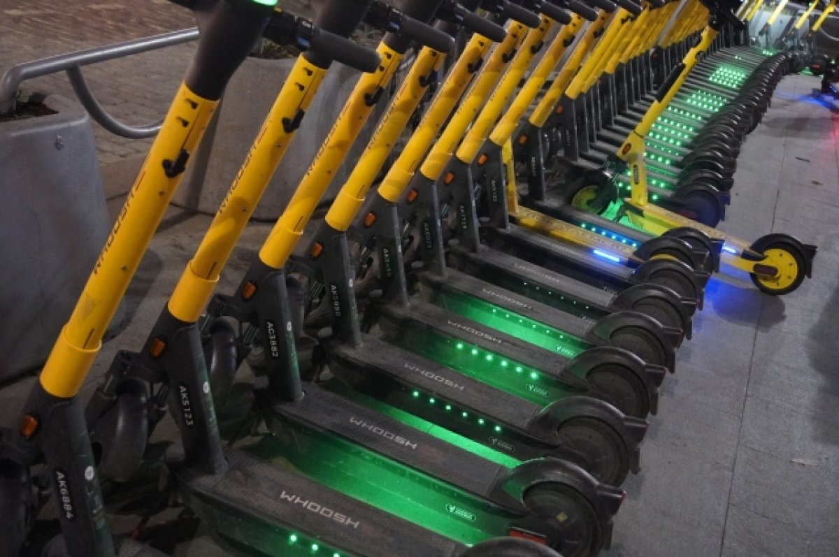    Разметка для парковки самокатов появилась на улицах Екатеринбурга