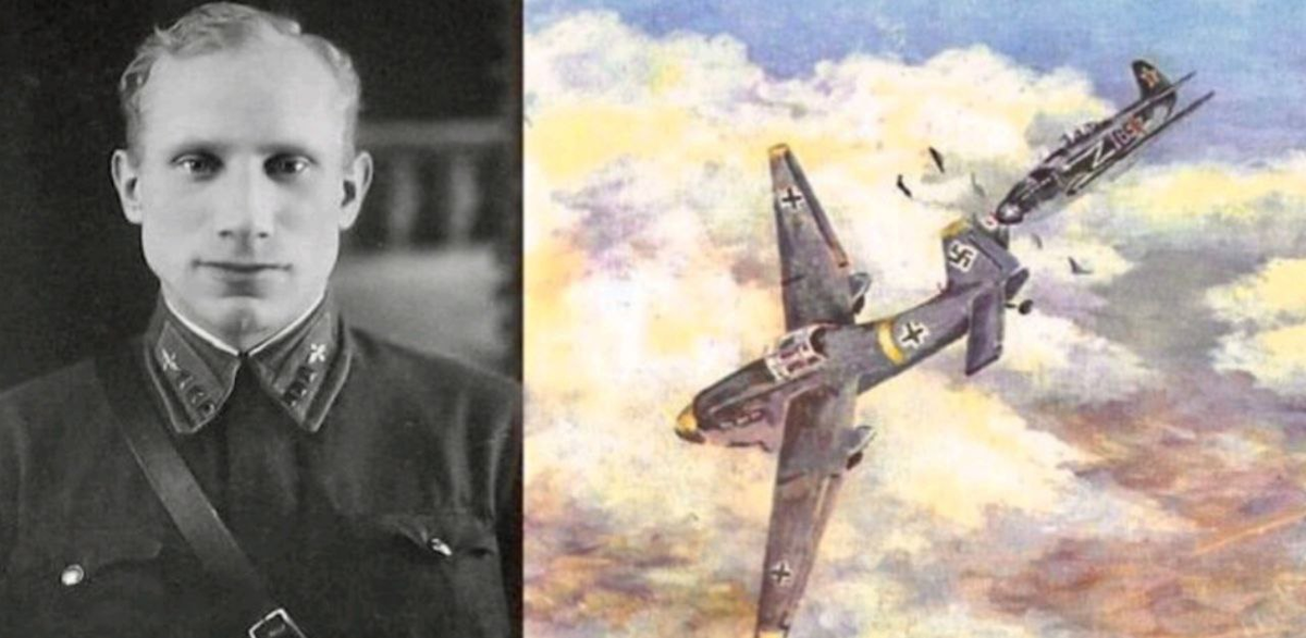 Один из первых летчиков совершивших ночной таран. Первый воздушный Таран Великой Отечественной.