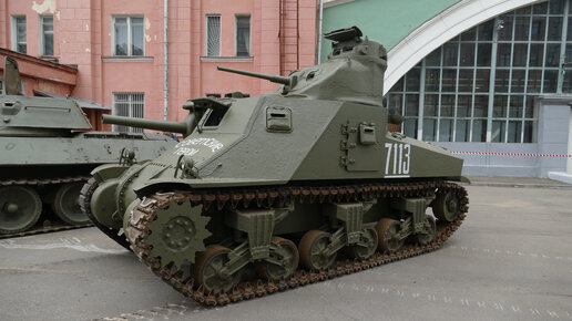 Medium Tank M3A3 на выставке 