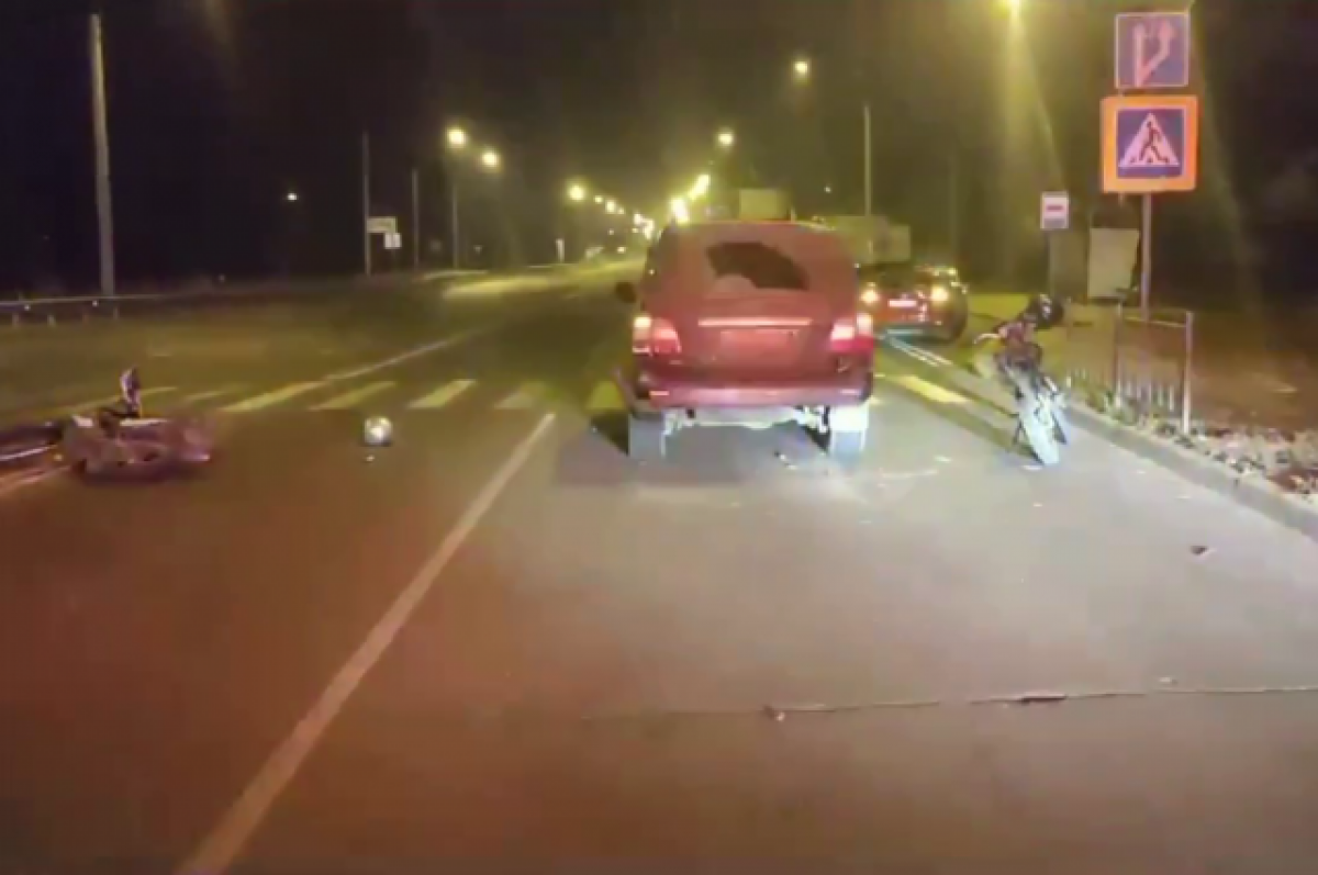    Два несовершеннолетних мотоциклиста попали в больницу после ДТП в Чите