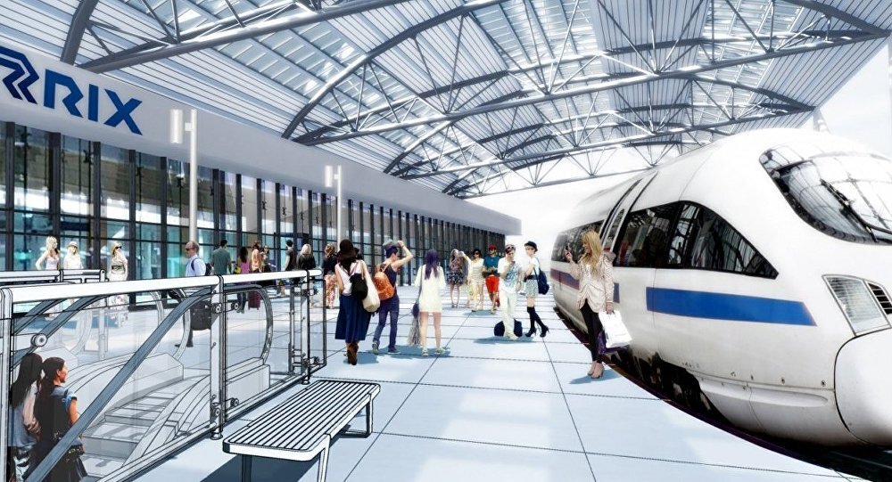 Визуализация проекта Rail Baltica / EDZL / Rail Baltica