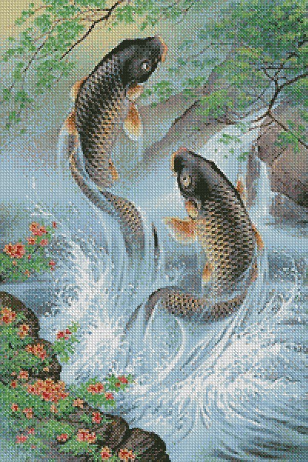 "Карпы прыгуны", Дизайнер Надежда Антонова