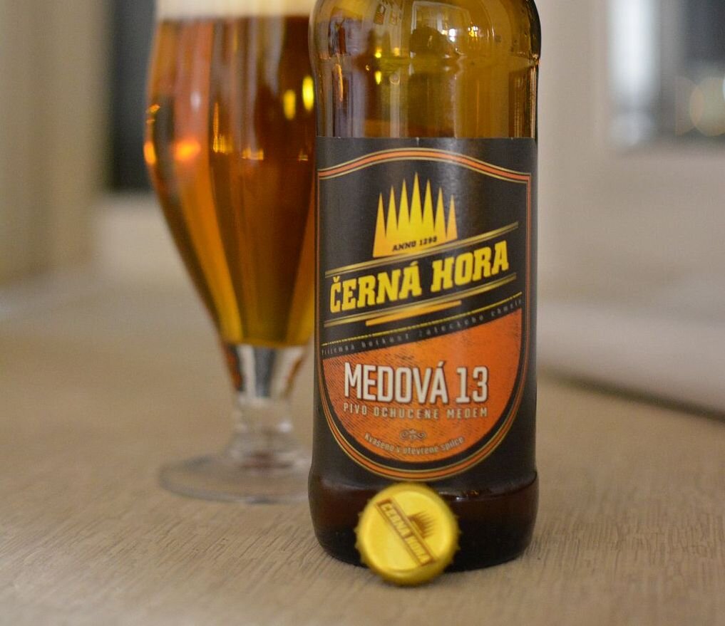 пиво Černá Hora Medová 13 https://beerbottle.ru