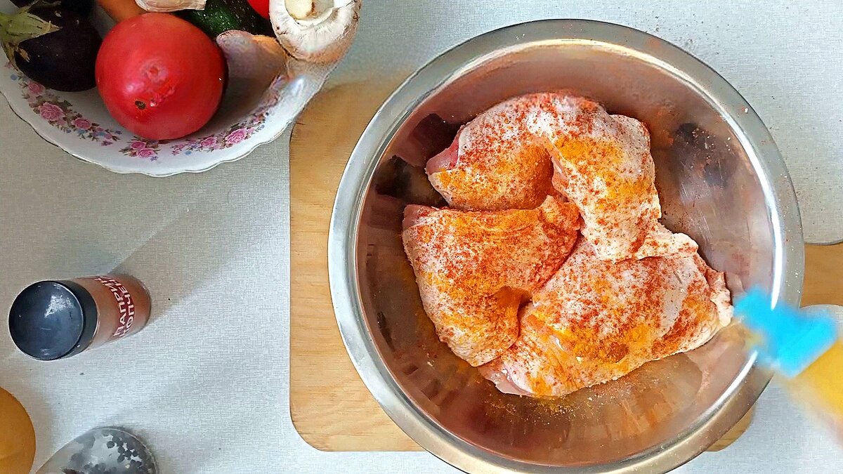 Рецепт для Семейного Ужина в Духовке - Курица с Рисом и Овощами Здоровое  питание | Guseva | Дзен