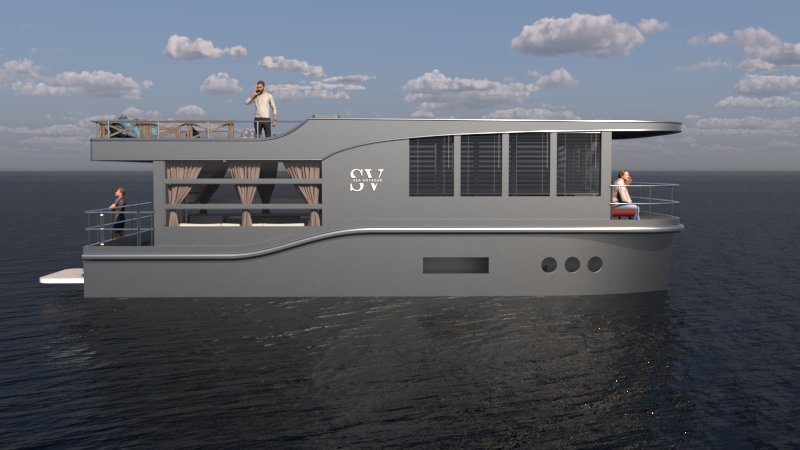 катамаран хаусбот Sea Voyager 13 