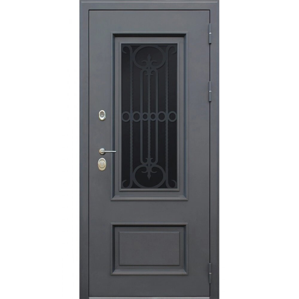 Металлическая входная дверь Аляска со стеклом